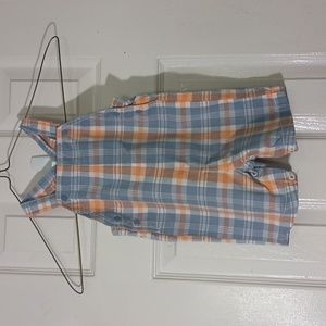 Just One You By Carter's Plaid Overalls